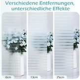 DOWELL Window Film Self Adhesive Privacy Film For Windows 90x400cm, Matte Anti-glare Window Film, Static Window Sticker For Shower, Office, Bathroom, Bedroom, Meeting Room