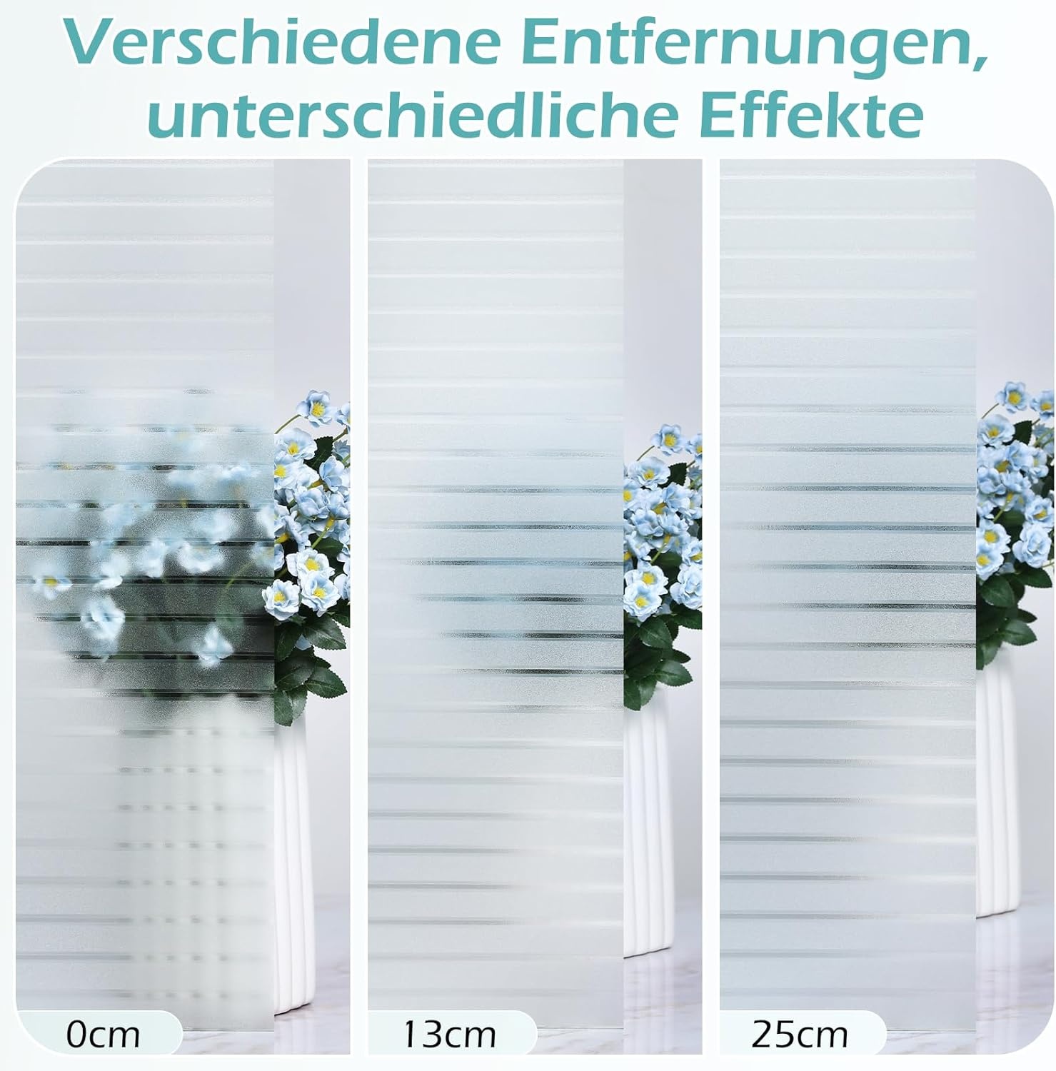 DOWELL Window Film Self Adhesive Privacy Film For Windows 90x400cm, Matte Anti-glare Window Film, Static Window Sticker For Shower, Office, Bathroom, Bedroom, Meeting Room