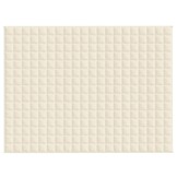 vidaXL Verzwaringsdeken 150x200 cm 7 kg stof lichtcrèmekleurig