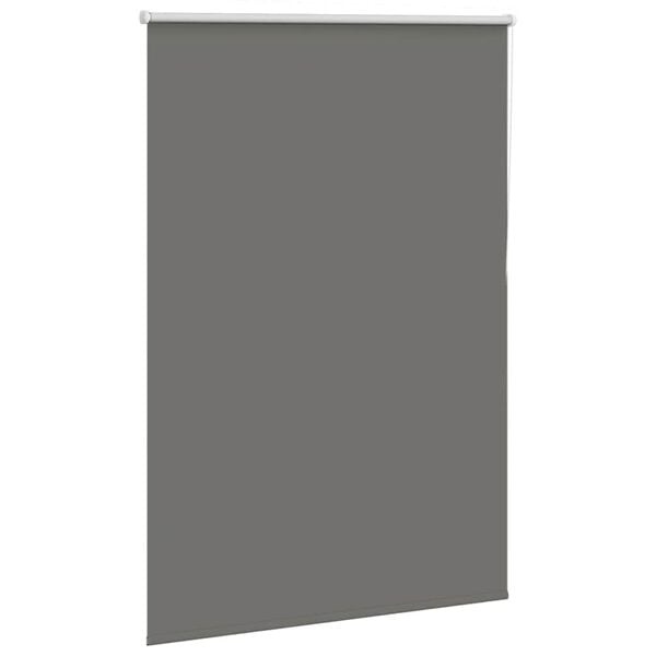 vidaXL Rolgordijn verduisterend 110x150 cm stofbreedte 105,7 cm grijs