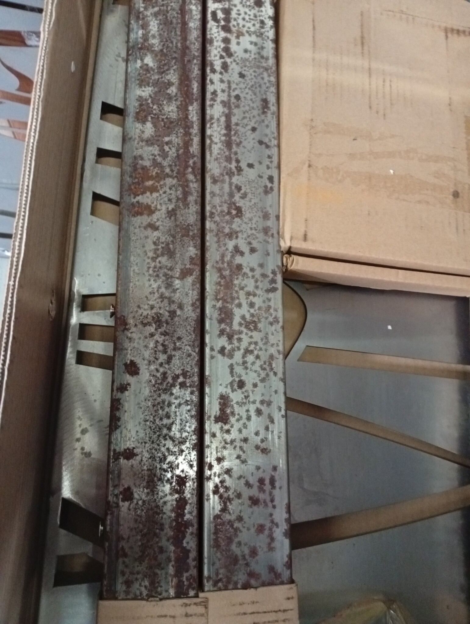 vidaXL Poort grasontwerp 105x180 cm cortenstaal