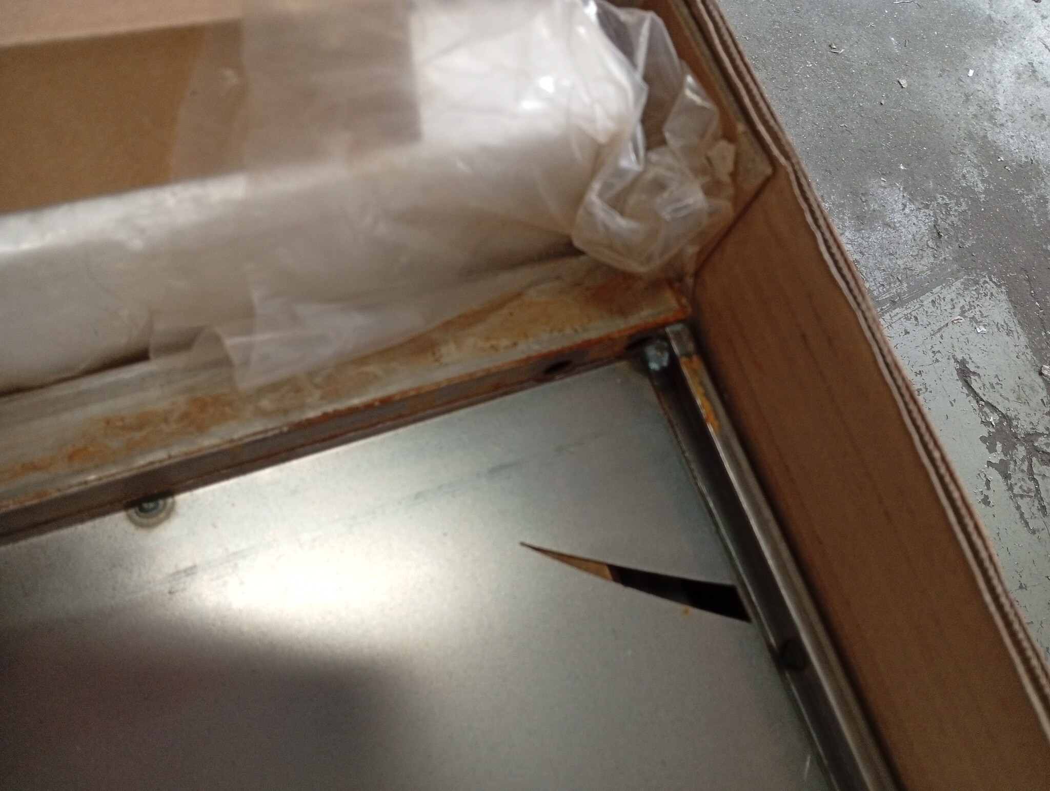 vidaXL Poort grasontwerp 105x180 cm cortenstaal