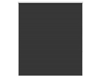 vidaXL Rolgordijn verduisterend 135x150 cm stofbreedte 131,6 cm zwart