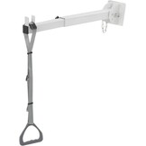 Trapeziumbed voor senioren, trapeziumbar voor bed, hulp mobiliteit, nachtkastje, pull-up bar, bed, steunstang, plafondmontage met verstelbare riem, opstahulp