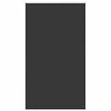 vidaXL Rolgordijn verduisterend 135x230 cm stofbreedte 131,6 cm zwart