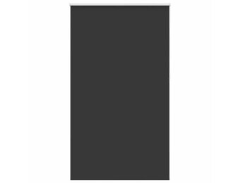 vidaXL Rolgordijn verduisterend 135x230 cm stofbreedte 131,6 cm zwart