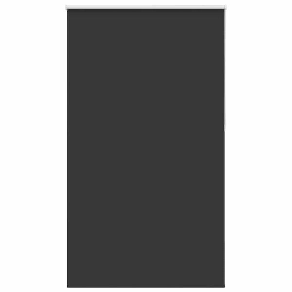 vidaXL Rolgordijn verduisterend 135x230 cm stofbreedte 131,6 cm zwart