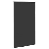 vidaXL Rolgordijn verduisterend 135x230 cm stofbreedte 131,6 cm zwart