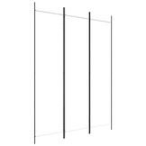 vidaXL Kamerscherm met 3 panelen 150x200 cm stof wit