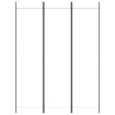 vidaXL Kamerscherm met 3 panelen 150x200 cm stof wit