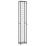 vidaXL Wijnrek voor 57 flessen 34x18x200 cm smeedijzer zwart
