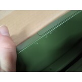 vidaXL Tv-meubel 135x39x43,5 cm koudgewalst staal olijfgroen