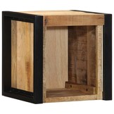 vidaXL Nachtkastjes 2 st 40x35x40 cm massief ruw hout mango