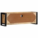 vidaXL Tv-meubel 100x30x35 cm massief ruw mangohout