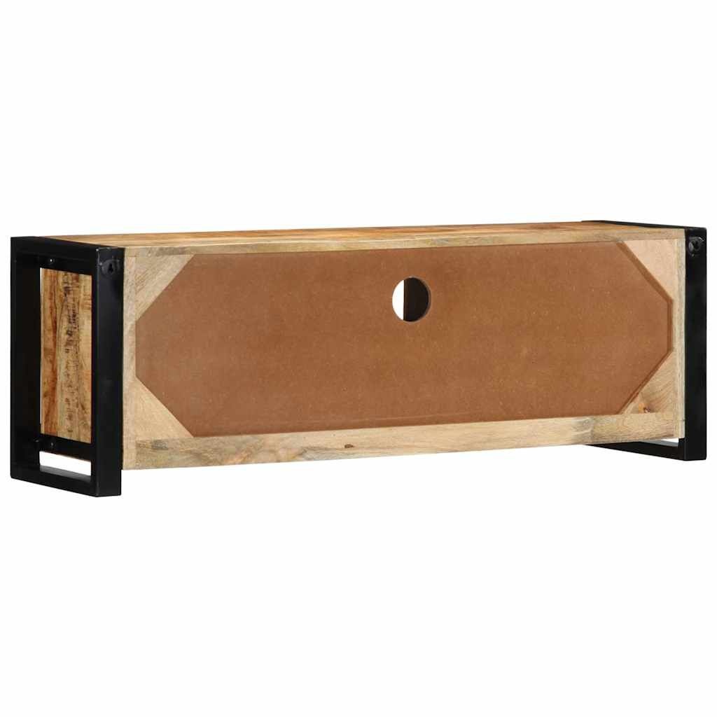 vidaXL Tv-meubel 100x30x35 cm massief ruw mangohout