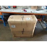 vidaXL 2-delige Loungeset met kussens poly rattan zwart