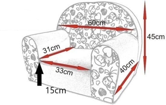 Kinderfauteuil LINCOLN Olijfgroen Corduroy - Nu 35% Korting!