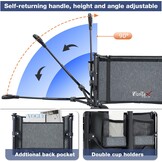 Opvouwbare Bolderkar met All-Terrain Wielen & Remmen - 30% Korting!