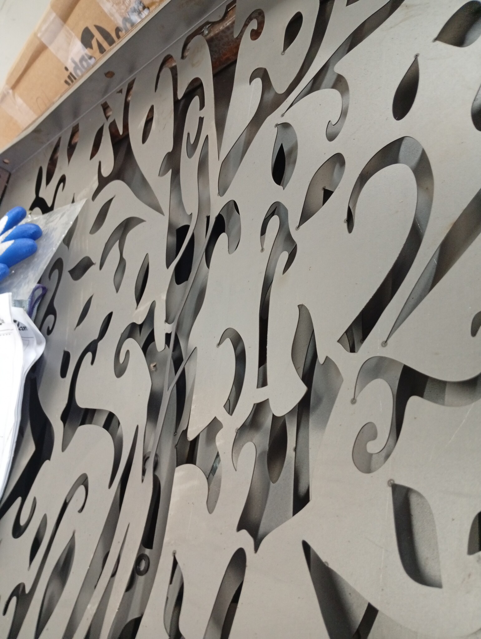 vidaXL Poort 85x200 cm Boomontwerp Cortenstaal - 60% Korting!