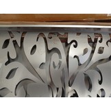 vidaXL Poort 85x200 cm Boomontwerp Cortenstaal - 60% Korting!