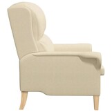 vidaXL Fauteuil Crème (76x94x102 cm) - 55% Korting!