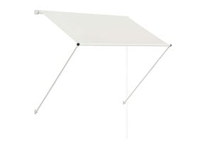 vidaXL Luifel uittrekbaar 100x150 cm crème | 53% Korting!