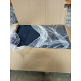 vidaXL Tweezitsbank 140 cm fluweel zwart