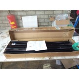 vidaXL Hemelbedframe metaal zwart 90x200 cm