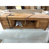 vidaXL Teakhouten TV-meubel 115x30x35cm - 60% Korting!