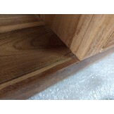 vidaXL Teakhouten TV-meubel 115x30x35cm - 60% Korting!