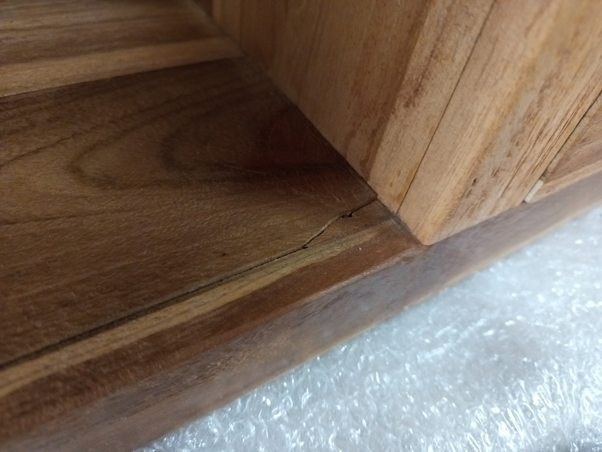 vidaXL Teakhouten TV-meubel 115x30x35cm - 60% Korting!