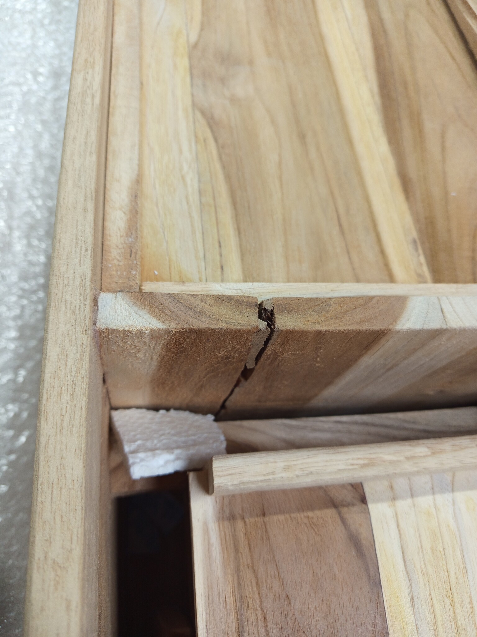 vidaXL Teakhouten TV-meubel 115x30x35cm - 60% Korting!