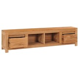 vidaXL Teakhouten TV-meubel 115x30x35cm - 60% Korting!