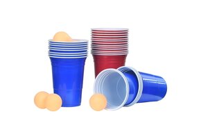 vidaXL Bierpongtafelset 0,5 L Kunststof | 47% Korting