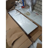 vidaXL Tv-meubel met LED-verlichting 30,5x30x102 cm wit