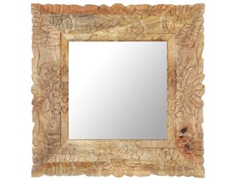 vidaXL Spiegel 50x50 cm massief mangohout