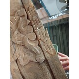 vidaXL Spiegel 50x50 cm massief mangohout