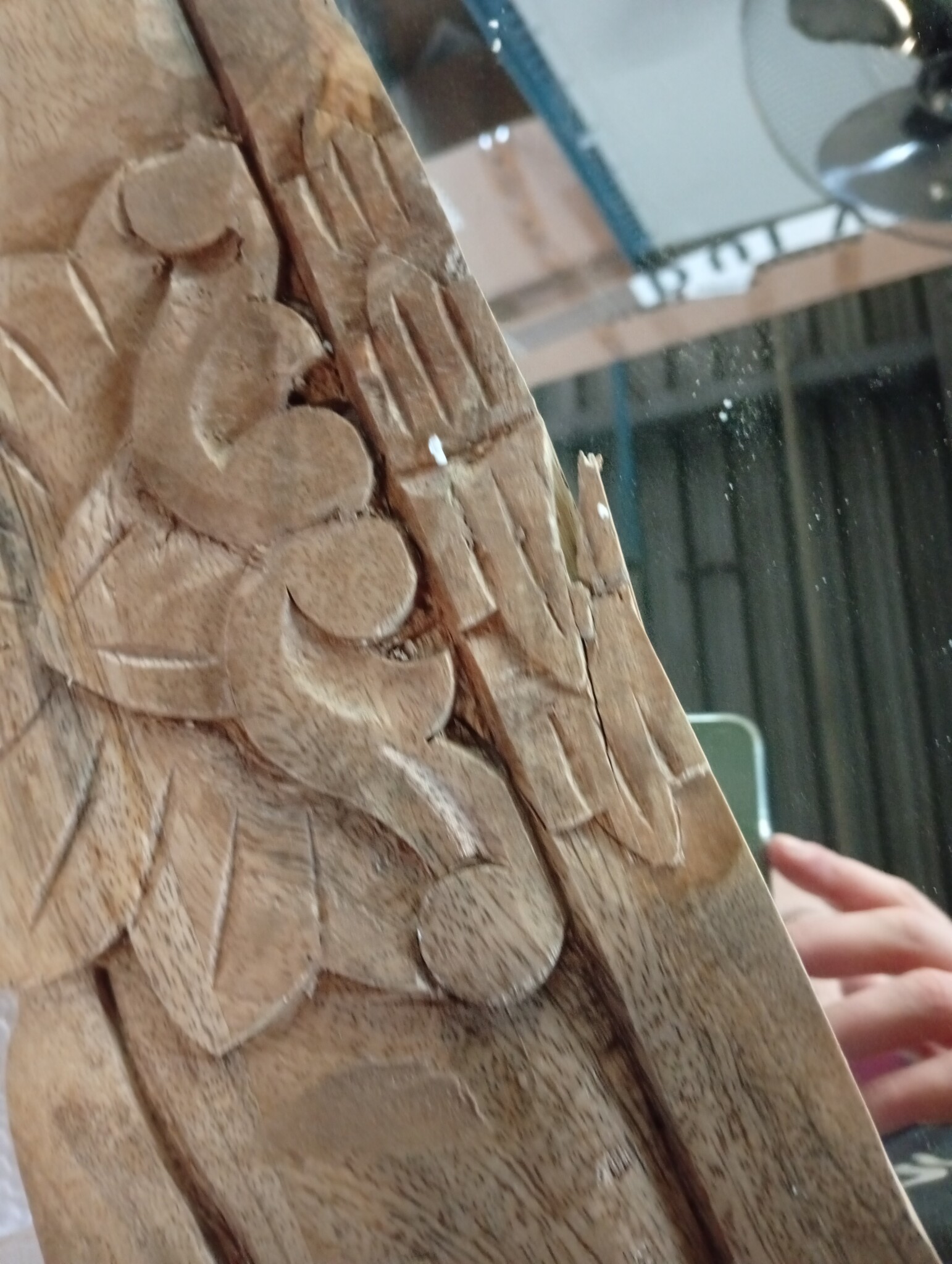 vidaXL Spiegel 50x50 cm massief mangohout