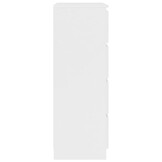 vidaXL Dressoir 60x35x98,5 cm bewerkt hout wit