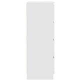 vidaXL Dressoir 60x35x98,5 cm bewerkt hout wit