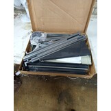 vidaXL Hondenhok 116,5x153x81,5 cm gegalvaniseerd staal antracietkleur