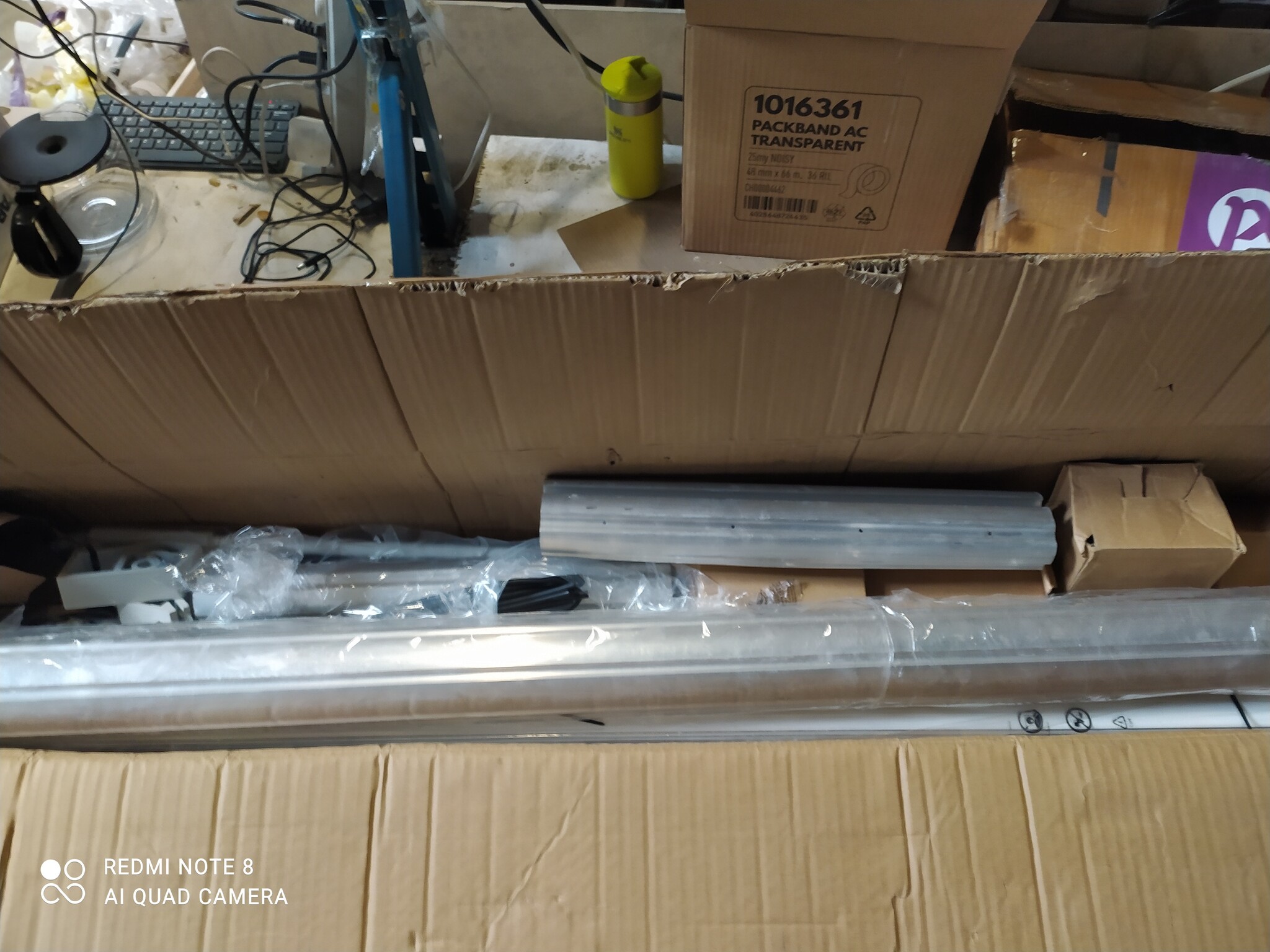 vidaXL Zijde Frame Wit 3 x 2,5 m Aluminium