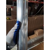 vidaXL Zijde Frame Wit 3 x 2,5 m Aluminium