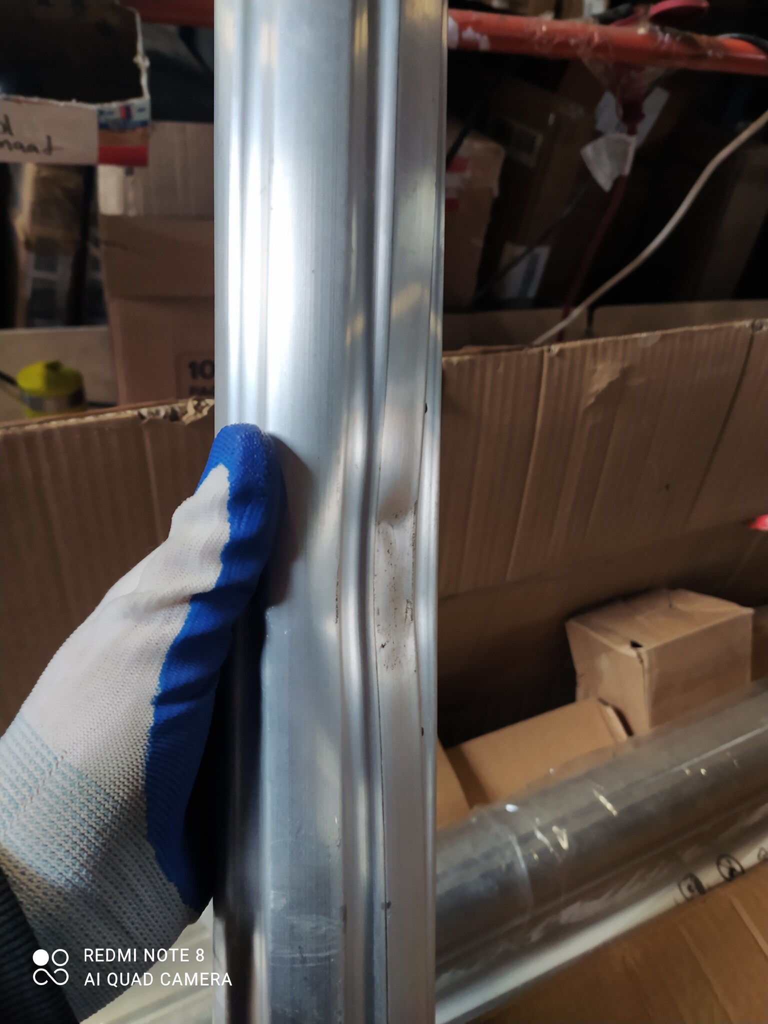 vidaXL Zijde Frame Wit 3 x 2,5 m Aluminium