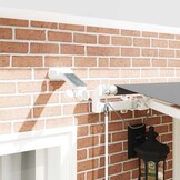 vidaXL Zijde Frame Wit 3 x 2,5 m Aluminium