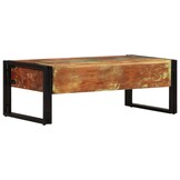 vidaXL Salontafel Gerecycled Hout 100x50x35 cm - 35% Korting!