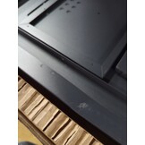 vidaXL Nachtkastjes 2 st 36x39x68 cm staal antracietkleurig