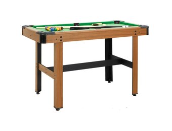 vidaXL Biljarttafel 4 feet 122x61x76 cm bruin
