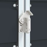 vidaXL Containerberging voor 3 containers 216x81x115cm staal antraciet