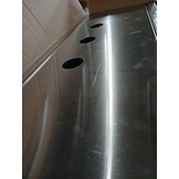 Stainless steel control cabinet, 60 x 50 x 20 cm, junction box, built-in insulating mounting plate, waterproof, wall mounted, electrical distributor